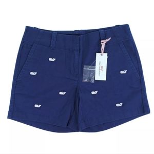 New Vineyard Vines Womens Whale Blue Shorts XXS 00